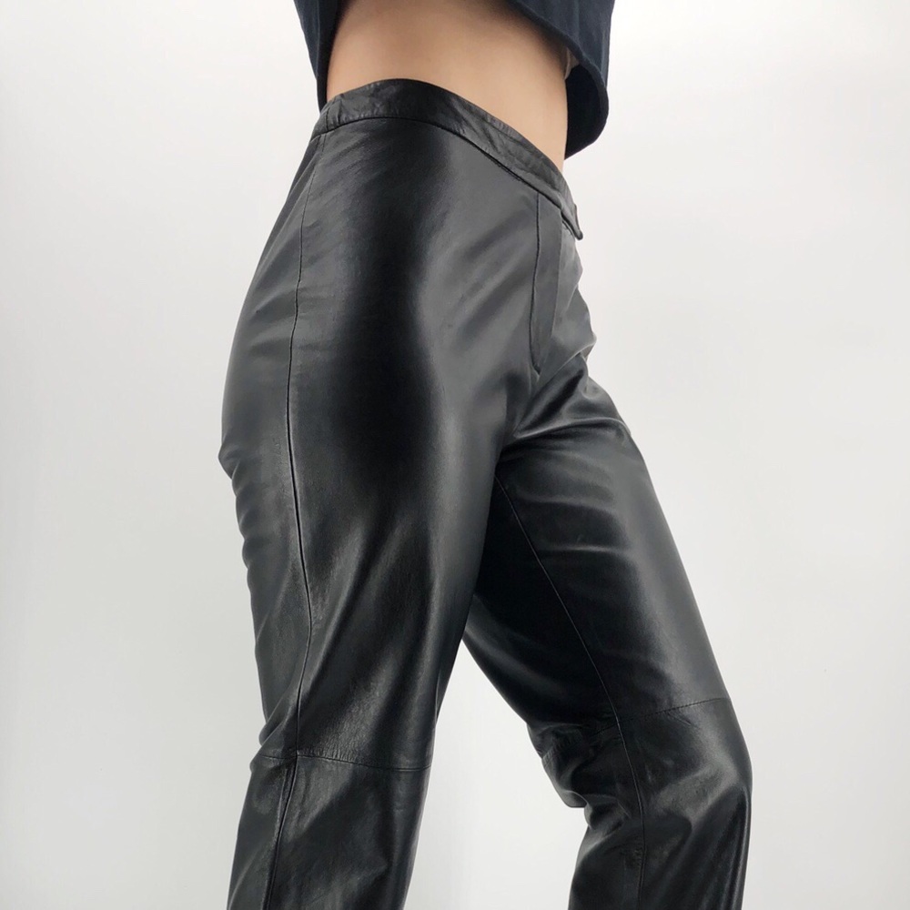cool leather pants!
